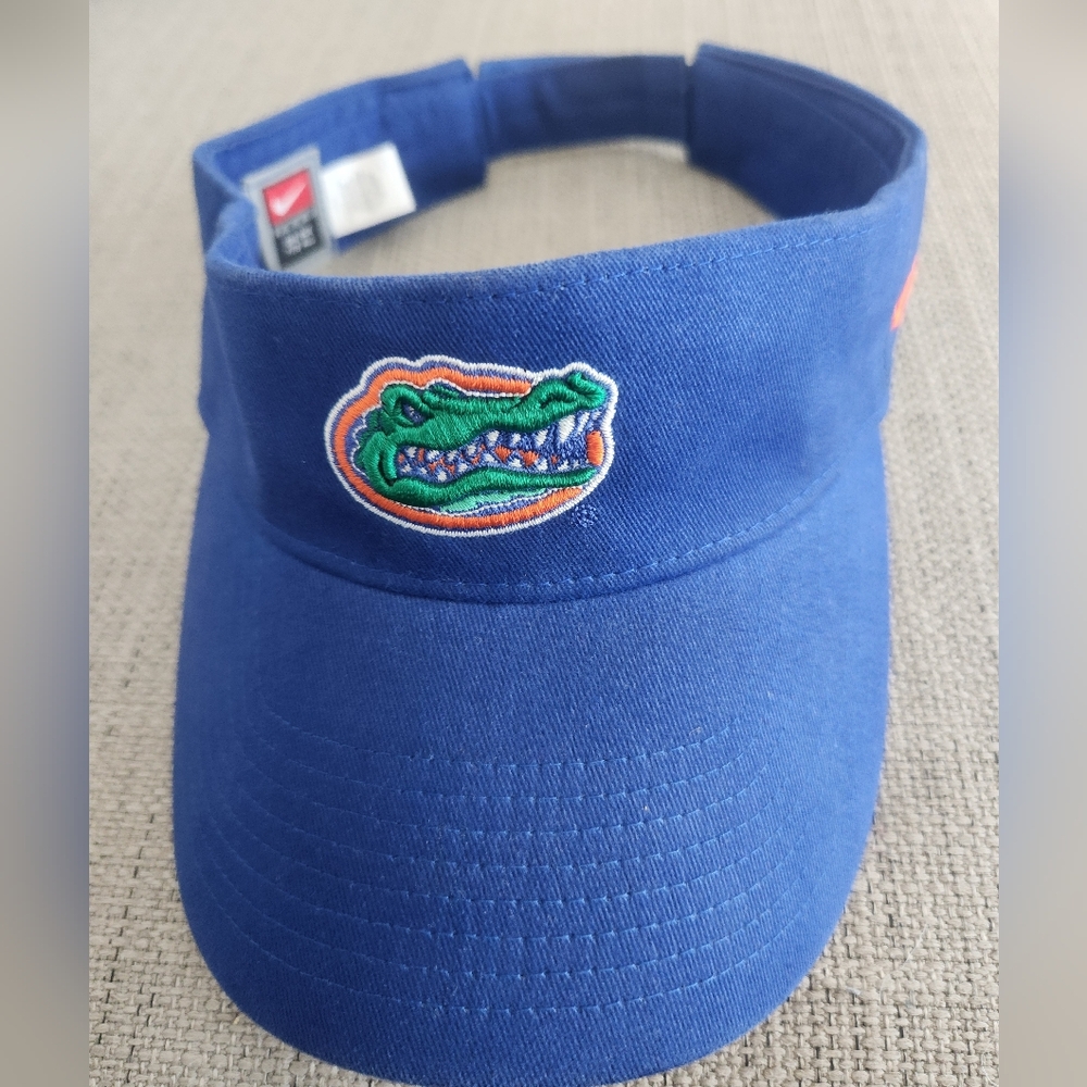 Nike Blue Visor Gators University Of Florida with Embroidered Logo - Picture 8 of 11